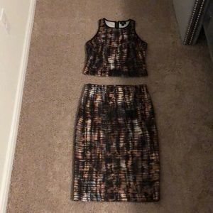 2piece skirt set